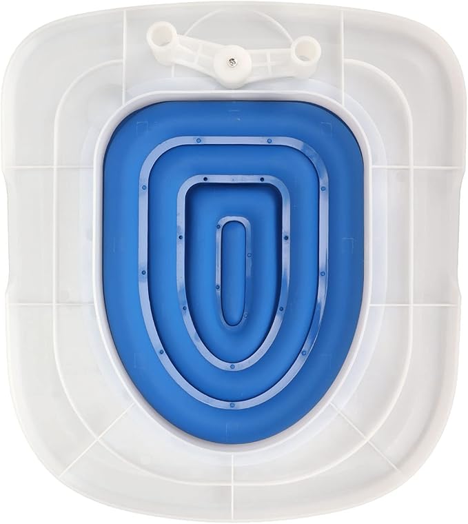 Cat Toilet Training Kit, Cat Toilet Trainer Kit for Teach Cat to Use Toilet, Cat Toilet Training System Universal Reusable Kitty Toilet Training Kit, Cat Toilet (Blue)