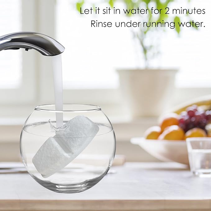 20 Pcs Cat Water Fountain Filters Compatible with 3.2L and 7L Dog Water Fountain,Including 10 Pcs Pet Water Filters & 10 Pcs Sponges(Not for Wireless Fountain)