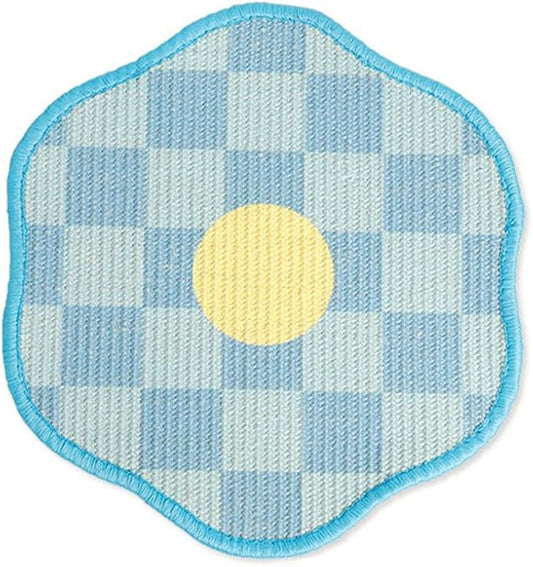 Sisal Cat Scratching Mat – Anti Scratch Furniture Protector for Walls, Couches, Cabinets, Doors & Carpet, 15.7x15.7 Inch, Shedding-Resistant Cat Scratcher with Hook and Loop Fastener (Blue)