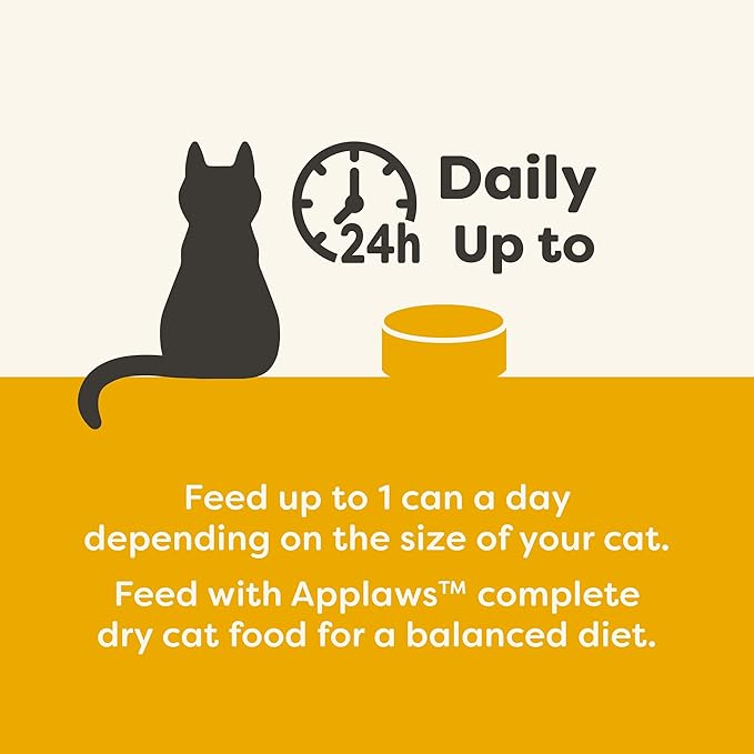 Applaws Natural Wet Cat Food in Broth, Limited Ingredient Canned Wet Cat Food, No Additives, Made with Natural Ingredients, Chicken Breast & Tuna Fillet in Broth (24 x 5.5oz Cans)