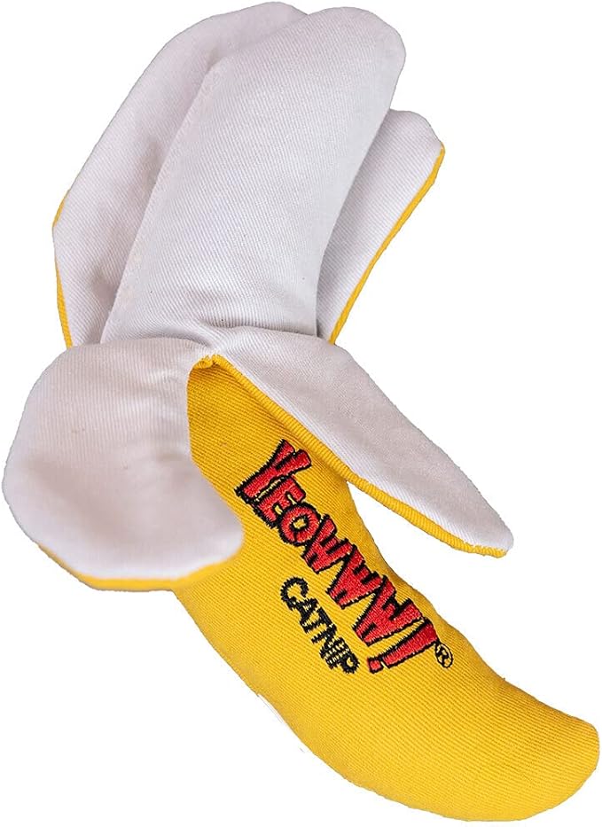 Yeowww!, Chi-CAT-a Catnip Peeled Banana Cat Toy