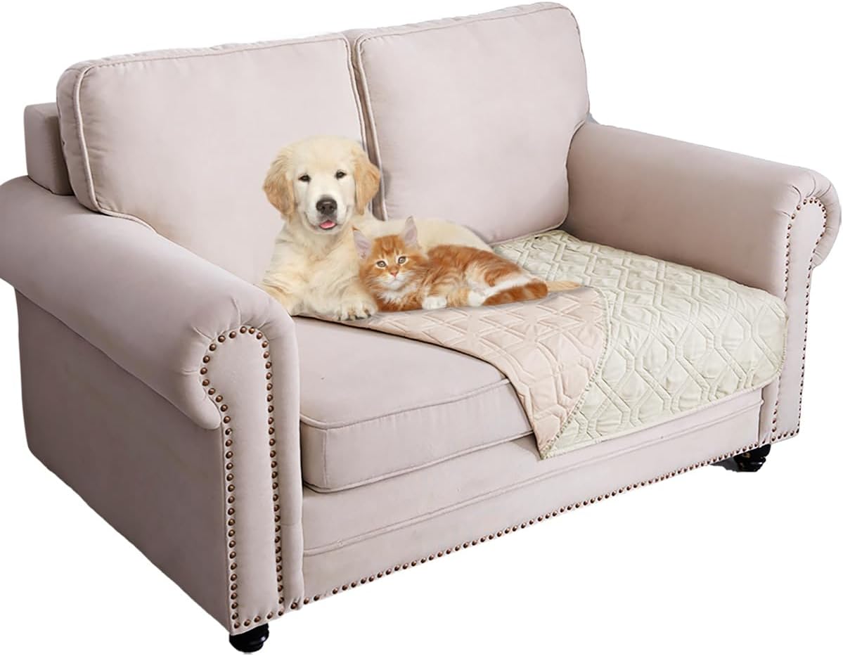 Ameritex Waterproof Dog Bed Cover Pet Blanket for Furniture Bed Couch Sofa Reversible