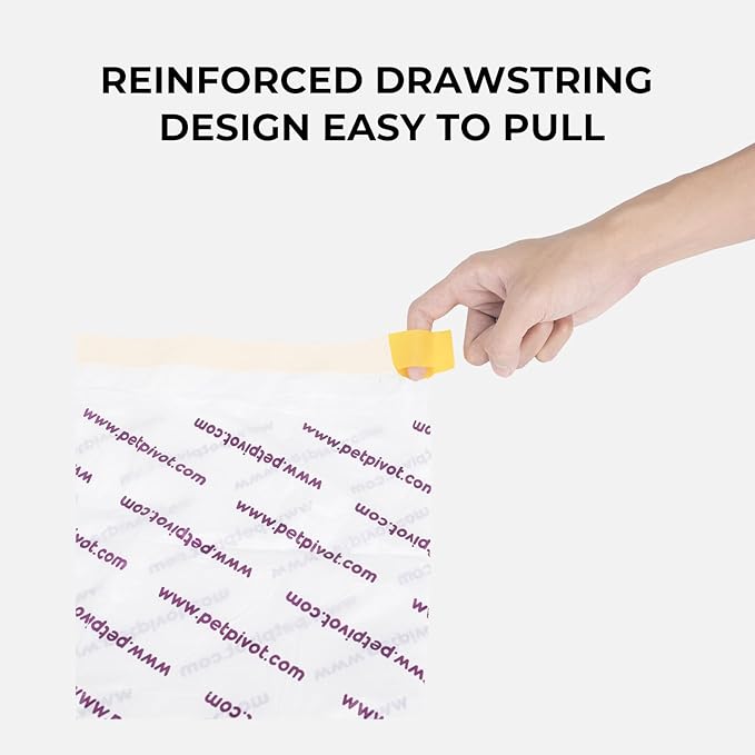 60 Pack Easy-Pull Cat Litter Box Liners Replacement Compatible with Autoscooper 11 Self Cleaning Litter Box and Most Automatic Litter Boxes