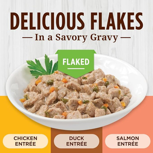 Instinct Flaked Entrée Wet Canned Cat Food - Variety Pack, 5.5 oz. Cans (Pack of 12)