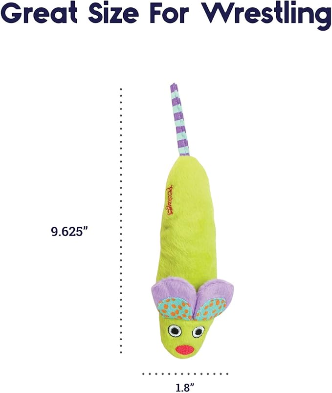 Catstages Green Magic Mightie Mouse Catnip Cat Toy