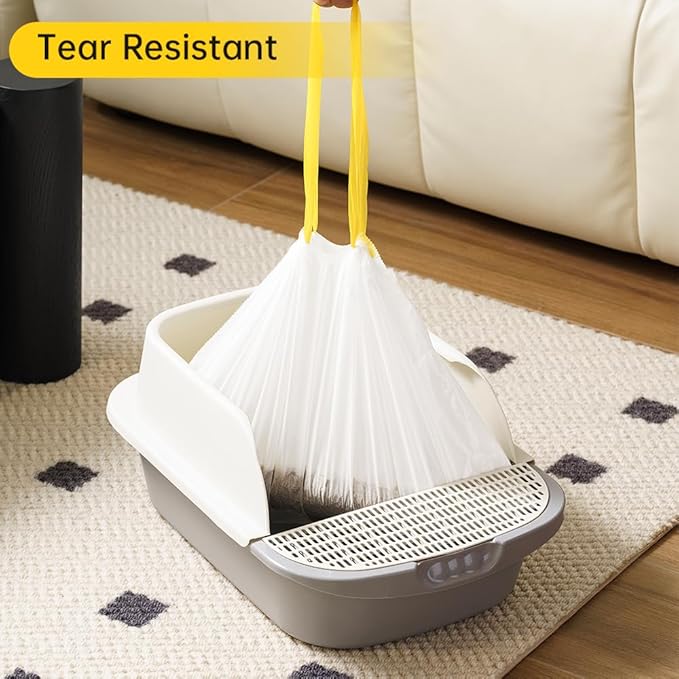 120 Count Self-Cleaning Litter Box Liners for PURA X/MAX - Leakproof & Odor-Control Design, 2x Thicker Material Than Standard Liners, Automatic Cat Litter Box Accessories