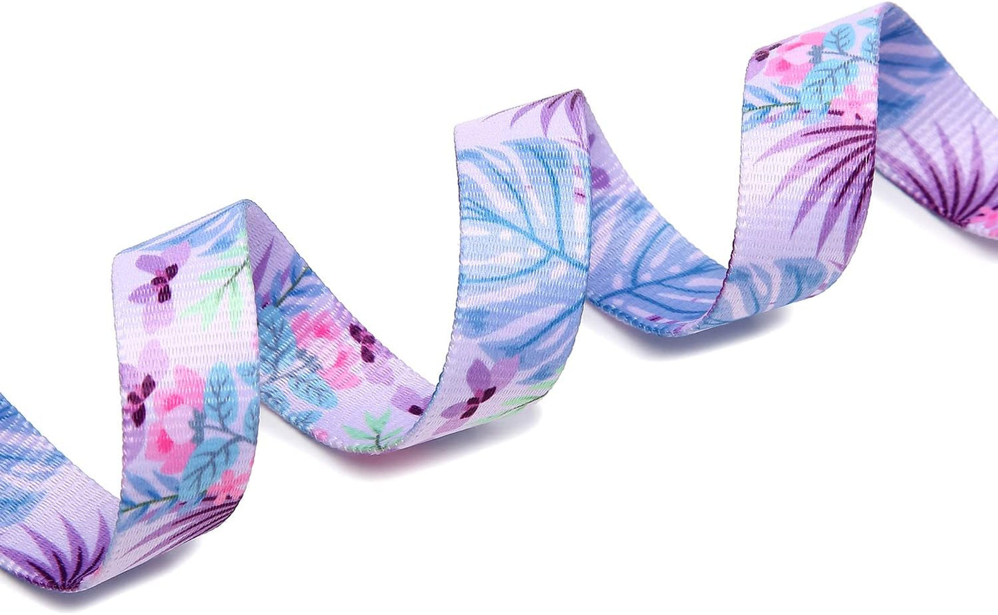 Mercano Adjustable Dog Collar - Special Design Patterns, Soft Nylon Comfortable Sturdy Pet Collar for Small Medium Large Dogs (M, Floral Purple)