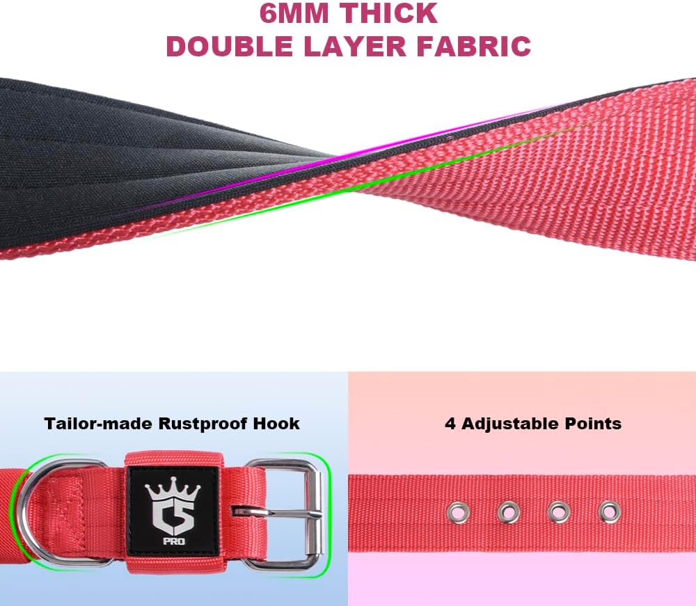 TSPRO Tactical Dog Collar 1.5 Inch Wide Thick Dog Collars with Heavy Duty Metal Buckle, Durable, Strong, Adjustable for Medium to Large Dogs (Camo Cyan M)