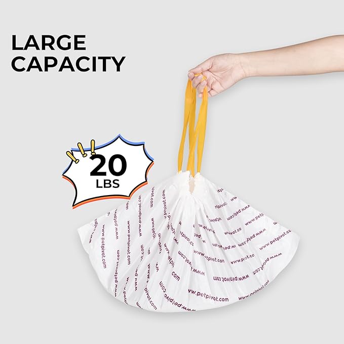 60 Count Easy-Pull Cat Litter Liners Replacement Suitable for Autoscooper 11 Self Cleaning Litter Box and Most Automatic Litter Boxes