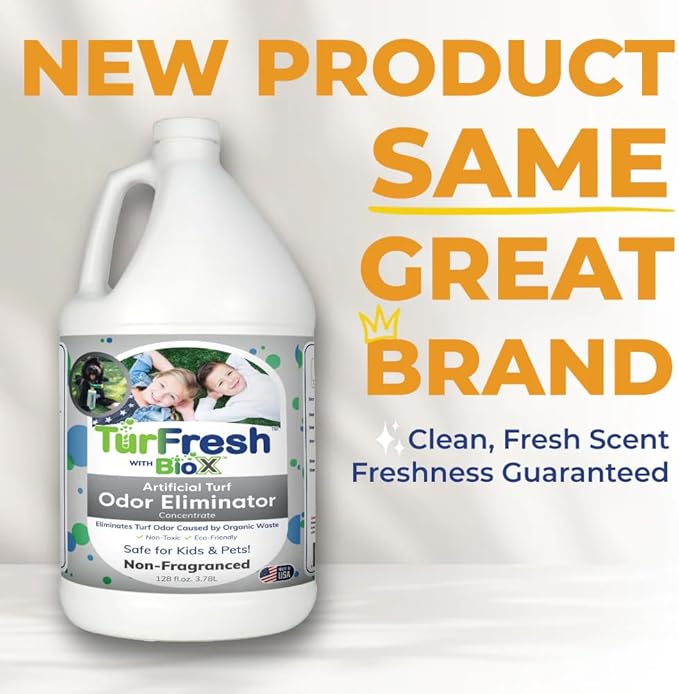 Turfresh with BioX Artificial Turf Odor Eliminator Concentrate - Non-Fragrance 1 Gallon