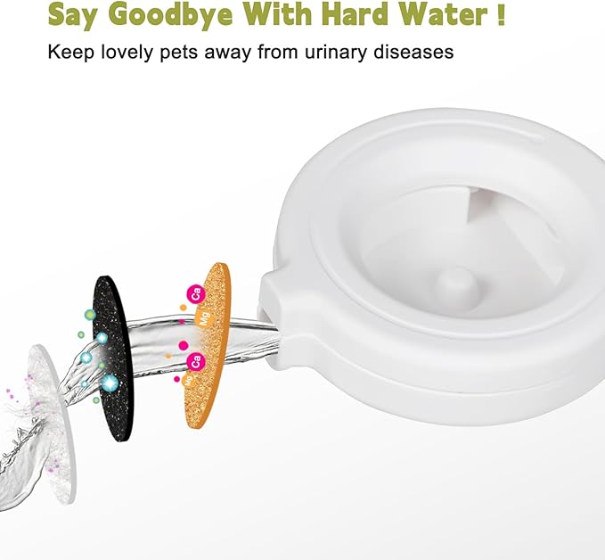 RIZZARI Upgraded Automatic Dog Water Dispenser: 9L Black Gravity Large Stainless Steel Raised Pet Fountain with Filter - Includes 2 Extra Filters & 2 Bottle Caps - Pet Feeder for Dogs Indoor Outdoor