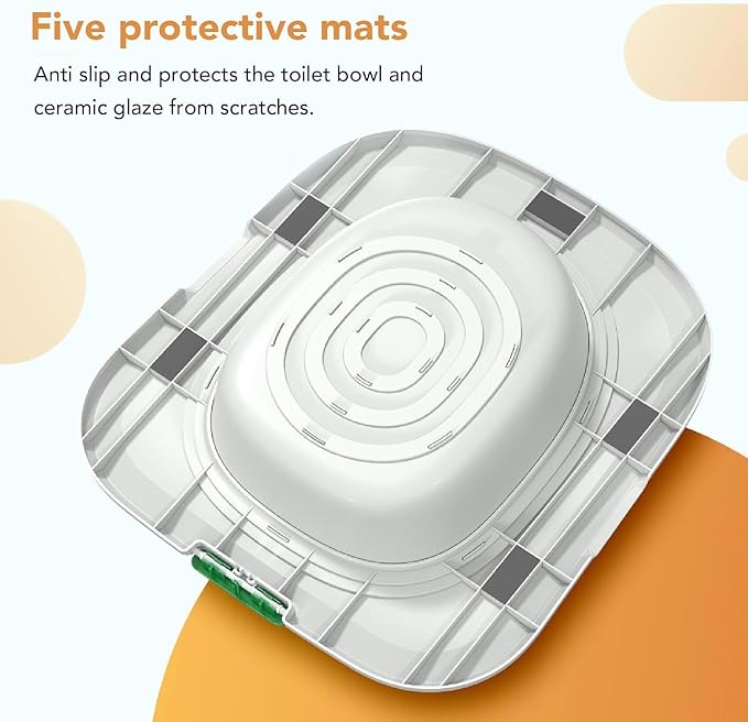 Universal Reusable Cat Toilet Trainer Kit - Detachable Design for Easy Cleaning | Home Pet Care Potty Training System with Litter Box Compatibility (Green)