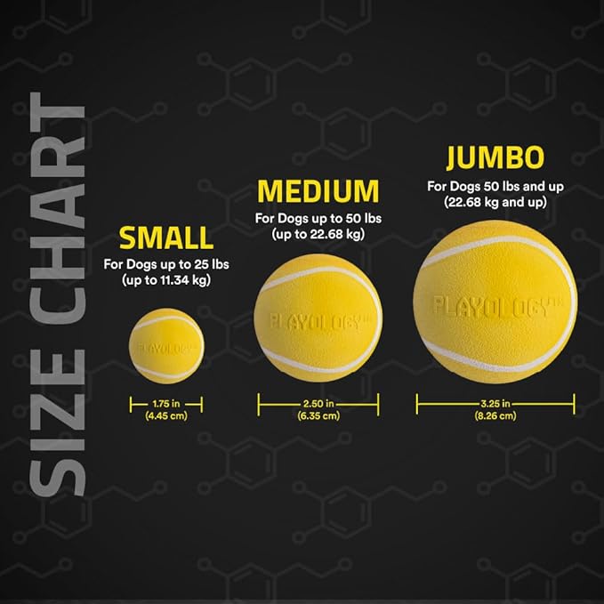 Playology Dog Toys | Squeaky Chew Ball - Squeaky and Bouncy Durable Floating Fetch Ball for Dogs | Medium Cheddar Cheese Scented Toy - Easy to Clean and Made from Non Toxic Materials