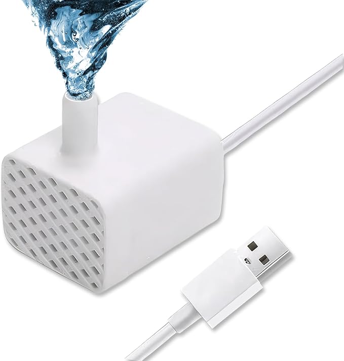 Water Pump for Pet Fountain,Smart cat Water Fountain-White for HB-200（20 inches Lifting)