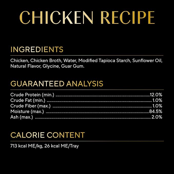 Sheba Selections Filets in Broth Adult Wet Cat Meal Complement Chicken Recipe, 1.3 oz. Cups, 12 Count