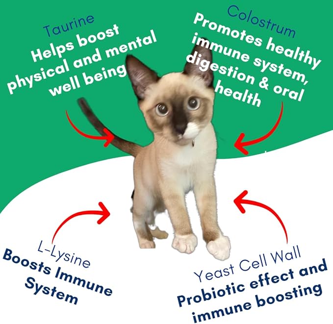 Vitality Lickable Cat Treat Pouches for Indoor Cats - All Natural Chicken Puree Tube Treats, Kitten and Senior Soft Wet Cat Treat - Grain Free, Lysine, Taurine; 12 Tubes .05 oz ea.