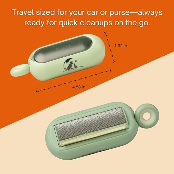 Pet Hair Remover Roller – Reusable Fur Removal Tool for Clothing, Furniture, Carpets & Cars | Perfect for Dog & Cat Hair with Ergonomic Design