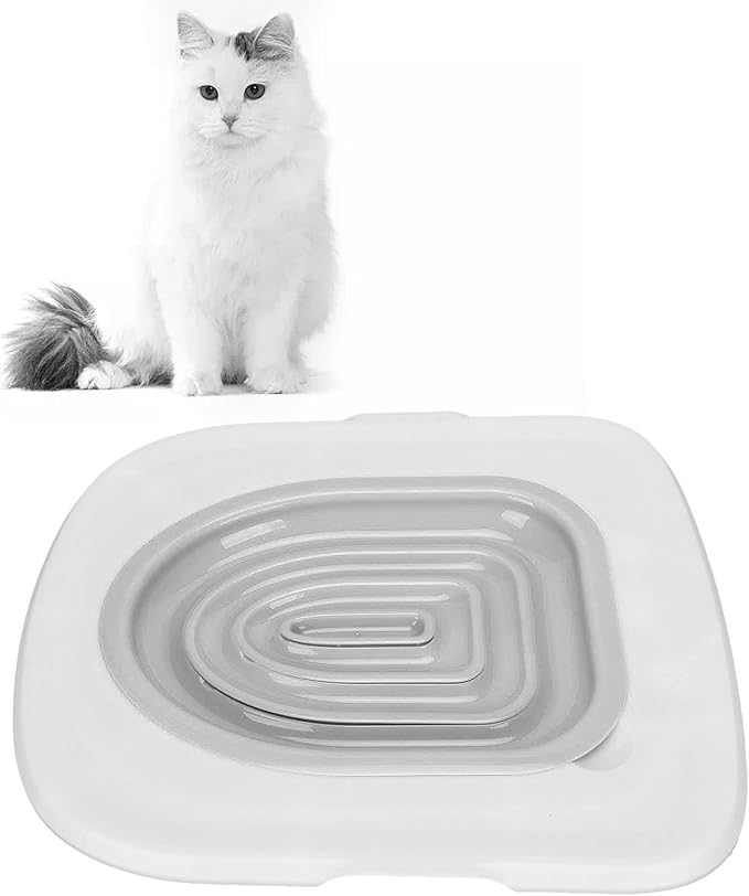 Cat Toilet Training Kit, Reusable Kitty Toilet Trainer Urinal Seat Cat Potty Toilet Training Kit, Kitty Toilet Trainer, Train Your Cat to Use The Toilet, Universal for Pets