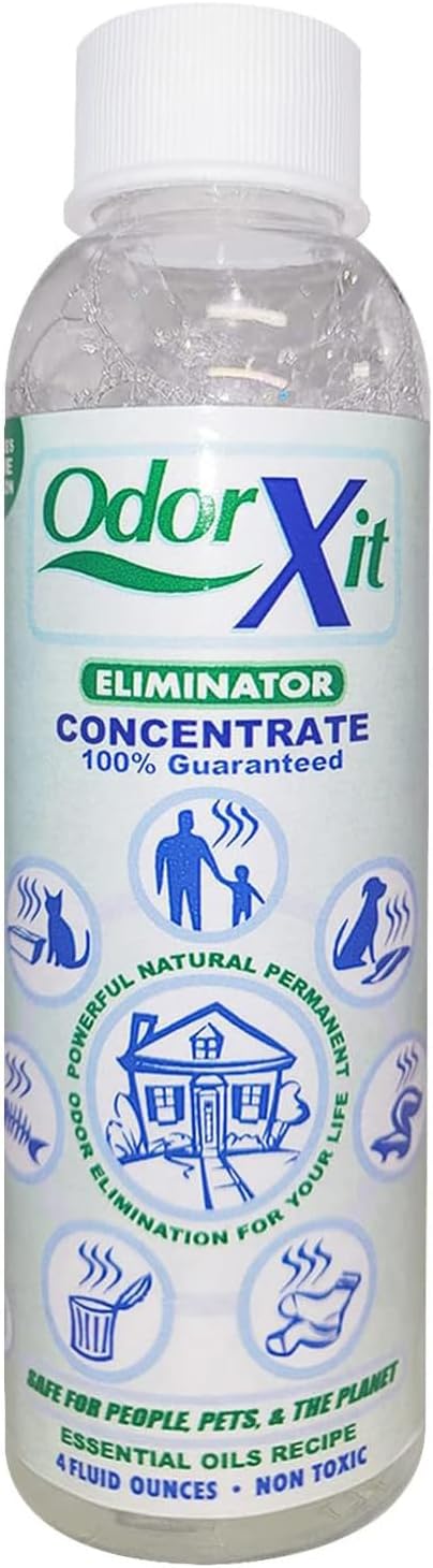 Pet Urine Odor Eliminator Spray 16oz + Concentrate 4oz – Natural, Safe & Effective Odor Neutralizer for Pets & Home