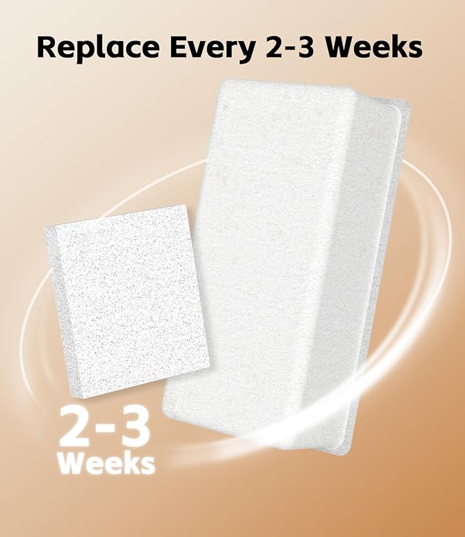 Cat Water Fountain Filter Replacement 32 Packs for UPAWPIA 4L Pet Water Foutain 16 Filters & 16 Sponges Water Filter for Cat Fountain