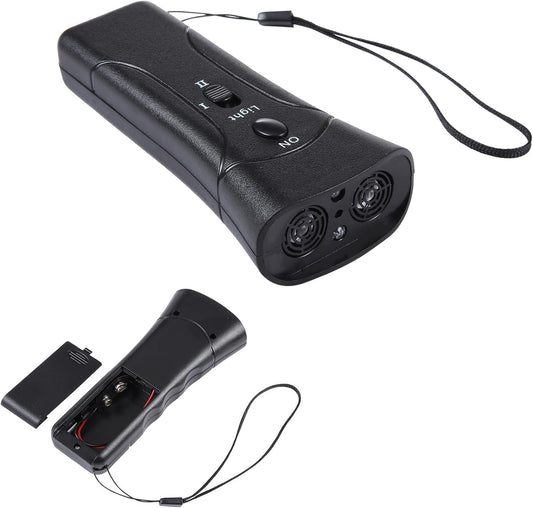 Dog Barking Control Devices,Anti Barking Device,Ultrasonic Dog Barking Control Devices & Training Tool,3 in 1 Bark Control Tool,Correct Poor Behavior, Indoor &Outdoor