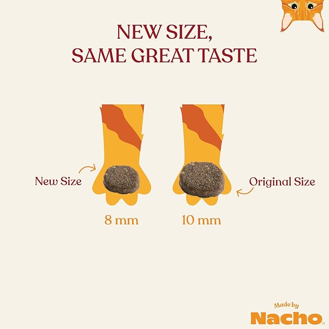 Made by Nacho Dry Cat Kibble 10lb Bag, High Protein Premium Cat Food with Freeze-Dried Pieces, Cage-Free Chicken, Duck & Quail, Limited Ingredients, Single Bag