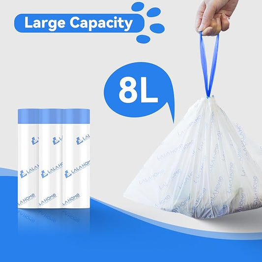 Self-Cleaning Litter Box Liner Bags Automatic Cat Litter Box Refill Bag Compatible with RealScooper, 36 Count Drawstring Replaced Trash Bag Waste Bag for Automatic Litter Box