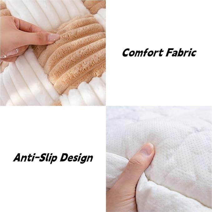 Generic Washable Pet Bed - Funny Cat Mat & Anti-Slip Dog Bed Sofa Cover, Pet Friendly for Large Dogs (Light Coffee, 70x150 cm/28 * 59in)