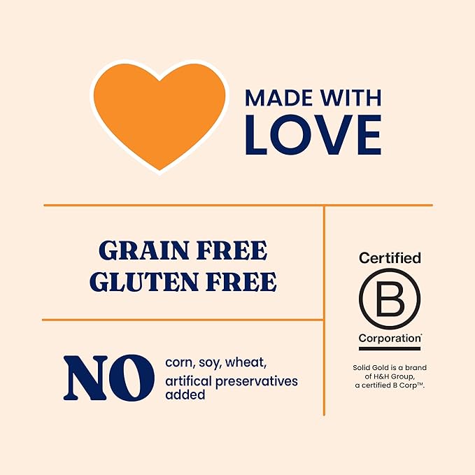 Solid Gold Indoor Dry Cat Food - Grain Free & Gluten Free - Chicken Cat Food Dry Kibble for Indoor Cats w/Probiotics & Fiber for Gut Health - Sensitive Stomach & Hairball Support for Adult Cats - 3LB