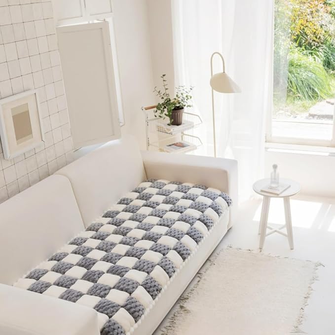 Anti-Slip Dog Bed Sofa Cover,Funny Cat Mat Sofa Cover，Washable Pet Bed Couch Cover,Pet Friendly Sofa Cover for Large Dogs (Charcoal Gray, 70x180 cm/28 * 71in)