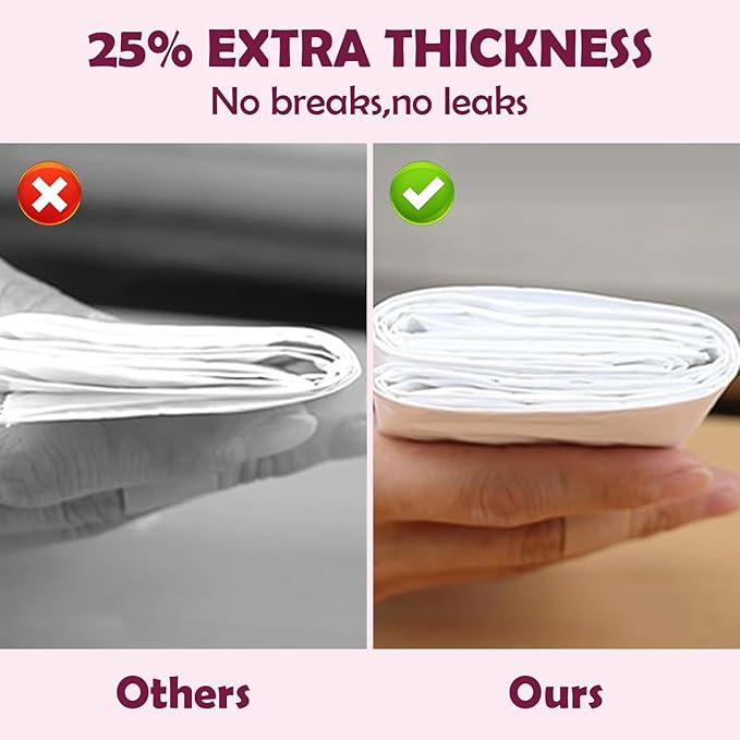 Upgrade Cat Litter Box Liners Design for Pet*Snowy SNOW+ Litter Box,60 Pcs Self-Sealing Waste Drawer Bags for Automatic Cat Litter Box (60 Pcs)