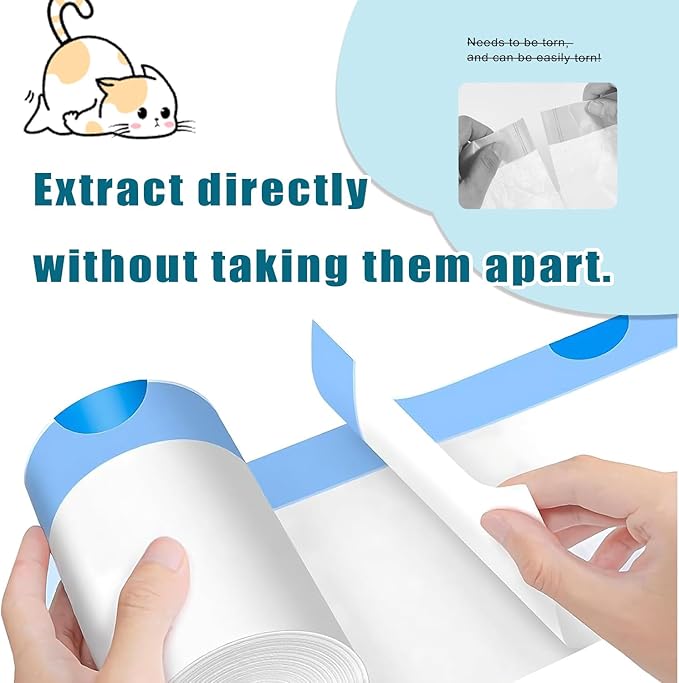 160 Pack Cat Litter Bags Compatible with Litter Robot 3 & 4 – Self Cleaning Automatic Litter Box, 25 x16 inch (10-12 Gallons)