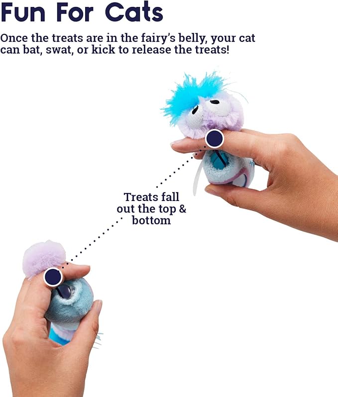 Petstages Swat 'N Treat Fairy Kicker Treat-Dispensing Toy for Cats
