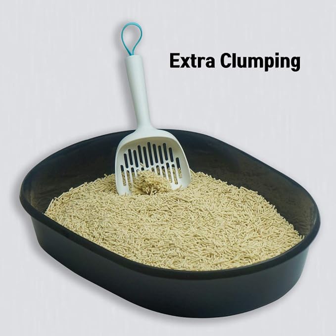 I AM TOFU - Tofu Cat Litter, Natural Flushable Extra Clumping Pellet Litter, 10LB x 3 (Honey Peach 2 & Original 1)