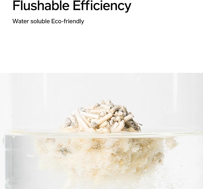 pidan Mix Cat Litter,Tofu Cat Litter with Bentonite,Absorbent and Fast Drying,Flushable Tofu Litter,Selected Quality Pea Dregs,5-Fold Water Absorption,Strong Clumping (5.3lb×1bag)