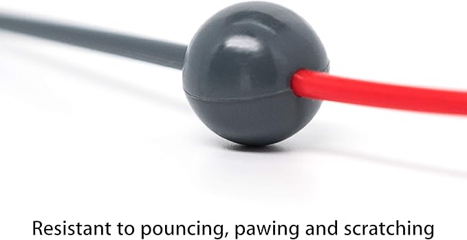 Replacement Wands for Cat's Meow Motorized Cat Toy, Electronic Motion Cat Toys Mouse Tail Refills, Pack of 3