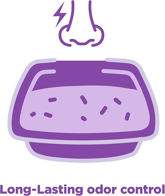 Arm & Hammer Forever Fresh Clumping Cat Litter Lavender, MultiCat 18lb with 20% More Lavender Freshness, Pet Friendly with Essential Oils (Pack of 2)