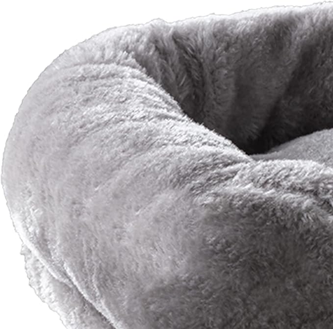 SHA CERLIN Cat Tree 36 Inches Cat Tower with Hammock, Sisal Scratching Post for Indoor Kittens, Small Room, Grey