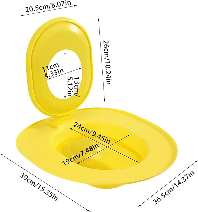 Cat Toilet Seat Training Kit,Removable Pet Toilet Training System,Washable Cleaning Pad for Cats,Reusable Plastic Trainer for Pet Cleaning,Portable Trainer for Home Pet Shop Pet Care (Yellow)