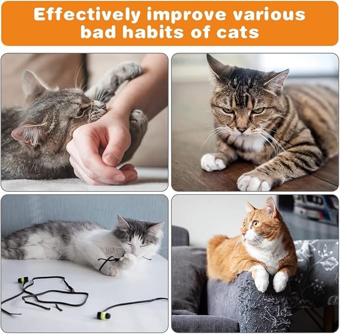 10 Pack Cat Mouse Toy With Fur, Feather, and Rattle Sounds - Interactive Catnip Mice for Chasing, Hunting, Exercising - Kitten Chewing and Teeth Cleaning Toys (Color Random)