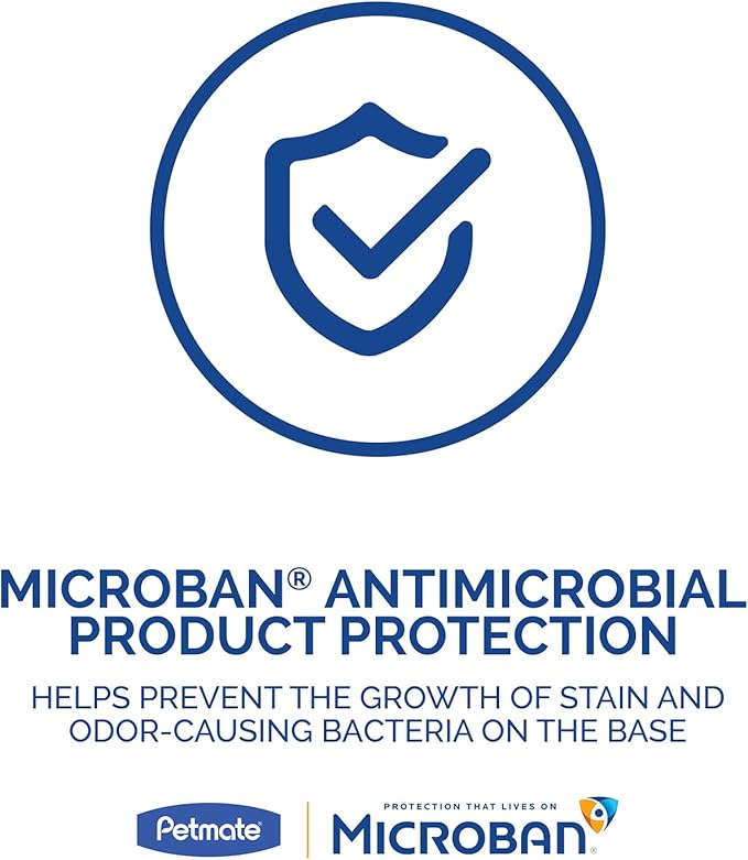 Petmate Replendish Pearl White 10 lb Dog Cat Feeder,Grey, Made in USA