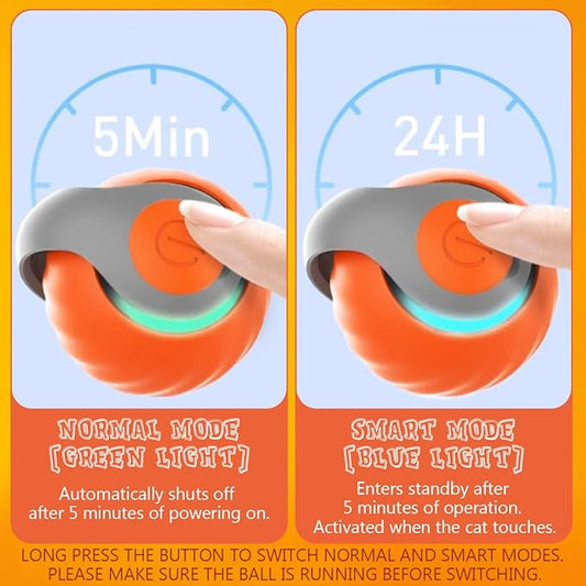 Tail 2.0 Cat Toy,Smart Interactive Cats Toy Balls,Automatic Moving Balls for Cat Dog Touch Motion Rolling Toy Ball,Self Rolling Smart Cats Toy Ball Interactive