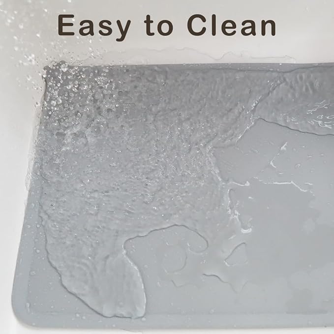 Meow&Woof Premium Silicone Dog Food Mat, Cat Can Lid and Spoon Combo