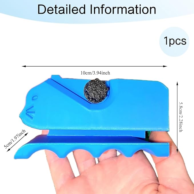 Creative Cat Scratching Board Cutter Cat Scratching Cardboard Cutter, 3D Printing Cardboard Cutter, Stripping Tool, Cardboard Handheld Cardboard Recycling Cutting Tool, Cardboard Cutter for Cat (Blue)