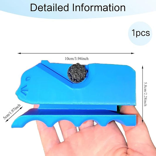 Creative Cat Scratching Board Cutter Cat Scratching Cardboard Cutter, 3D Printing Cardboard Cutter, Stripping Tool, Cardboard Handheld Cardboard Recycling Cutting Tool, Cardboard Cutter for Cat (Blue)