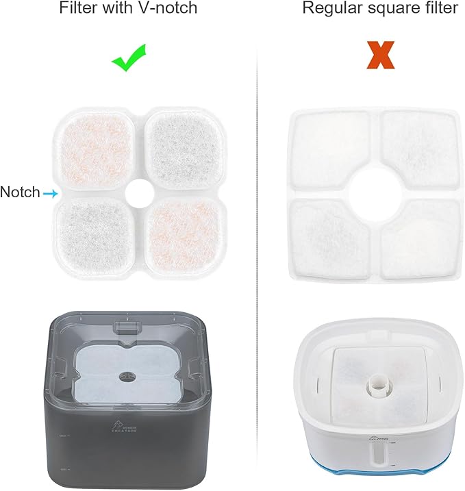 Crystal Cat Water Fountain Stainless Steel with 4 Filters and 4 Sponges, 101oz/3L Pet Fountain with LED Light for Cats and Dogs (Grey)