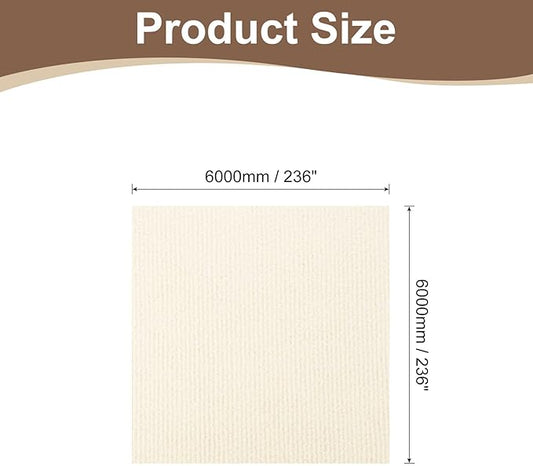 uxcell Self-Adhesive Cat Scratching Mat, 1 Roll 236" x 236" Couch Protector from Cat Claws for DIY Sofa, Wall, Doors, Cut Anti Cat Scratch Pad Carpet Mat, Beige