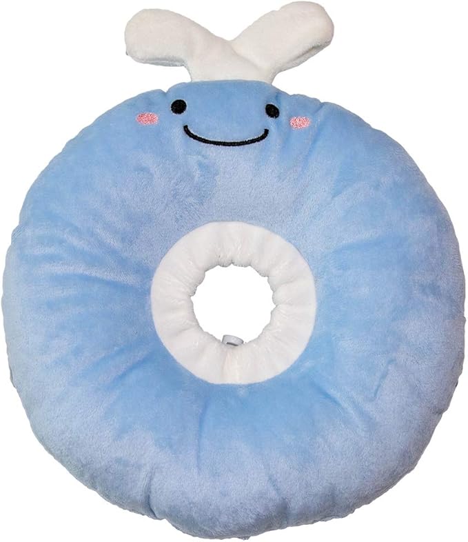 Adjustable Cat Recovery Collar Soft,Cute Pet E-Collar Neck Cone After Surgery Wound Healing Protective Cone Fit for Kitties, Small Dogs(ELC05-whale-m)