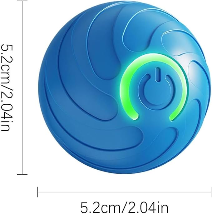 Smart Jumping Ball Toy for Cats, Dura-Spin Electric Cat Ball, Interactive Toys for Indoor Cats,cat Toys for Bored Indoor Adult cat - 1pack Orange