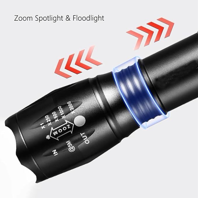 UV 395nm Flashlight USB Rechargeable, Blacklight Flashlight, LED Torch with White and Ultraviolet Light Combo, Black Light Pet Urine Detector for Dog Cat Pee, AC Leak, Scorpions, Rocks, Resin